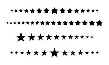 Yıldız çizgisi bölücüden yüksek tasarım vektör çizimine.