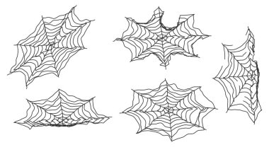 Spider web. Spider web icon design art vector illustration. clipart