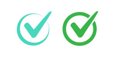 İşaretleme simgesi. Onay tasarımı için onay sembolünü kabul et.