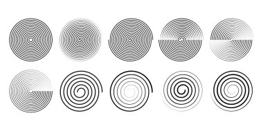 Tasarım için Soyut Doğrusal Dosyalar Koleksiyonu.