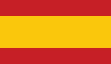 İspanya ulusal sembolü. İspanyol bayrağı bir işaret sembolüdür..