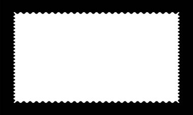 Dalgalı Kenarlıklar ve Dalgalanmamış İç Kenarlıklarla Dikdörtgen şekli.