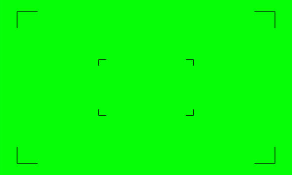 Зеленый экран с наложением фокуса камеры VFX Motion Tracking Markers.