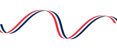 El sallayan kurdelenin üzerindeki Fransız Bayrağının tasviri. Fransız Vatanseverlik ve Özgürlük Bayrağı Sembolü.