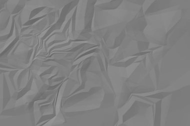 Soyut gri buruşmuş kağıt doku arkaplanı.