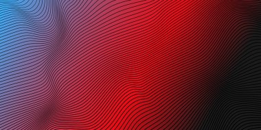 Moda Geometrik Soyut Gradyan Renkleri Dinamik Dalga Çizgileri Arkaplan Tasarımı.