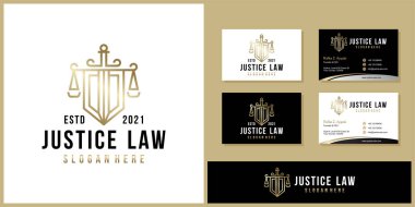 yaratıcı kalkan kılıcı logo vektör şablonu