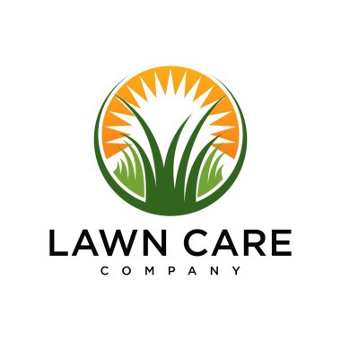 Illustration Graphic Vector of Lawn Care, Landscape Services, Grass Concept Logo Design Template