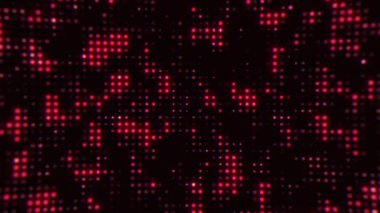 Merhaba teknoloji kırmızısı soyut arka plan. Hareket grafiği, duvar kağıdı veya ekran koruyucu, kusursuz döngü canlandırması