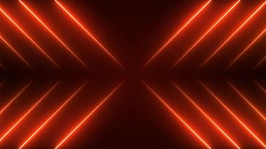 Neon ışığı kırmızı arkaplan parlak renkler, dinamik ve geleceksel görünüm.