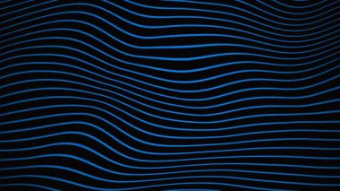mavi soyut dalga çizgi arkaplanı, hareket grafik döngü animasyonu, hareket grafikleri, zarif arkaplanlar ve görsel modern dijital sunumlar için