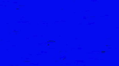 Mavi arkaplanda arıza efekti kusursuz döngü görsel soyut canlandırma