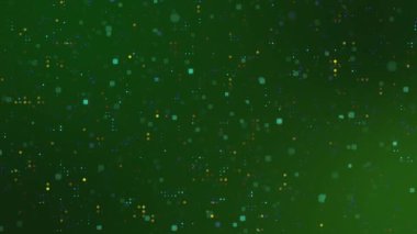 soyut veri ve teknoloji yeşil arkaplan, dijital ve yüksek teknoloji kavramı, hareket grafiği, duvar kağıdı veya bir ekran koruyucu, düzensiz döngü