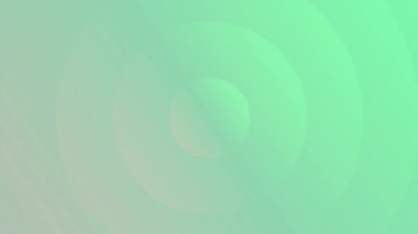 yeşil daireler 3d animasyon arka planı, yuvarlak bileşiksiz döngü