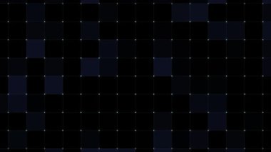 dijital siyah soyut arkaplan. Hareket grafiği, duvar kağıdı ya da ekran koruyucu, kompozisyon dikişsiz döngüsü