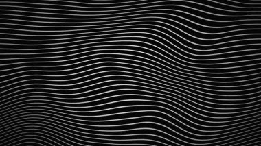 siyah soyut dalga çizgi arkaplanı, hareket grafik döngü animasyonu, hareket grafikleri, zarif arkaplanlar ve modern dijital sunumlar için kompozisyon