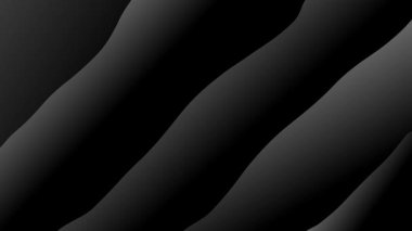 soyut dinamik siyah dalga arkaplan düz hareket, sıvı akışı satırlar 4K UHD döngüsü sunumlar ve kompozisyon hareketi grafikleri