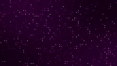 Dijital mor soyut arkaplan. Hareket grafiği, duvar kağıdı veya ekran koruyucu, şablon dikişsiz döngü