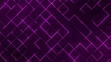 Mor arka planda parlak mor neon devre çizgileri soyut hareket dizaynı, Hi tech seyahat çizgisi şablonu