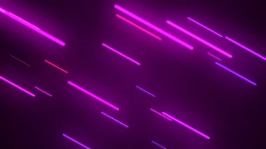 Parlak mor lazer çizgileri olan soyut mor arkaplan. şablonsuz döngü canlandırması
