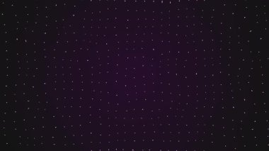 mor teknoloji kurumsal arkaplan, soyut dijital noktalar ve şablon ızgara hareket döngüsü dokusu