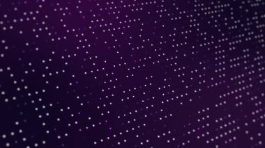 mor soyut teknolojik arkaplan, dijital veri koruma dalgası şablonu canlandırması