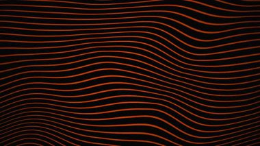 turuncu soyut dalga çizgisi arkaplanı, hareket grafik döngü animasyonu, hareket grafikleri, zarif arkaplanlar ve modern dijital sunumlar için şablon