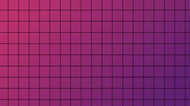 siyah ızgara çizgileri mor arkaplan HD kopyalama alanı dijital renklendirme kutlaması kusursuz döngü canlandırması