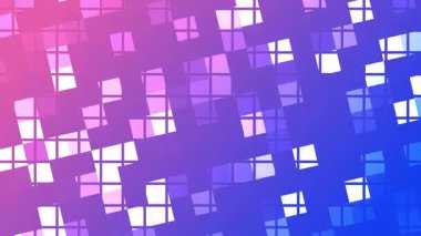 soyut teknoloji modern mor kare geometrik model arkaplan animasyonu, teknoloji temaları, reklam, poster, kurumsal sunum için