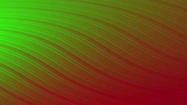 yeşil arkaplan kırmızı ışık basit dalgalı kıvrımlı çizgi, güzel gelecek dinamik kopya alanı hd video dijital canlandırma animasyonu