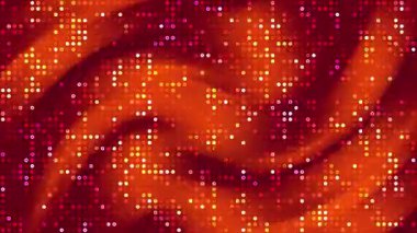 Zarif soyut turuncu arka plan dijital teknoloji girdaplı mermer güzel fütüristik fotokopi alanı hd video canlandırma animasyonu
