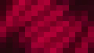 pixel mozaik soyut siyah ve kırmızı arkaplan çok renkli geometrik kare şekilli sanat deseni güzel dinamik kopya alanı hd video dijital canlandırmalı gradyan