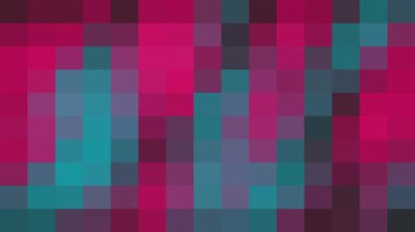 pixel mozaik soyut masal mavi arka plan çok renkli geometrik kare resim deseni HD dijital kopyalama alanı kusursuz döngü animasyonu