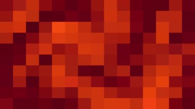 pixel mozaik kırmızı arkaplan soyut gradyan animasyon çok renkli geometrik kare şekil sanat modeli4k fotokopi alanı hd dijital canlandırma animasyonsuz video tasarımı kusursuz döngü