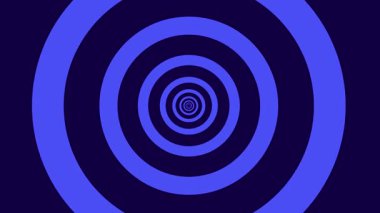 mavi spiral arkaplan dönen girdap düz tasarım döngü animasyonu