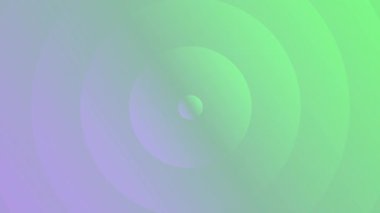 Çember dalgalı şekilli soyut yeşil arkaplan canlandırma video döngüsü