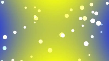 Soyut mavi arkaplan, kabarcık animasyonlu modern fütürist grafik