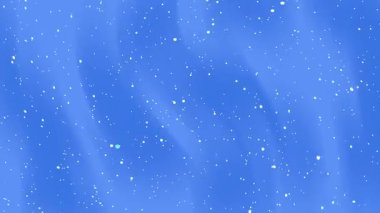 açık mavi parçacıklar arka plan, soyut yıldız, mavi rüya gibi bir zemin üzerinde uzayda hareket ederek uçtu