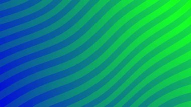 Yeşil Mavi Gradyan Özgeçmiş Soyut dalgalı çizgi deseni