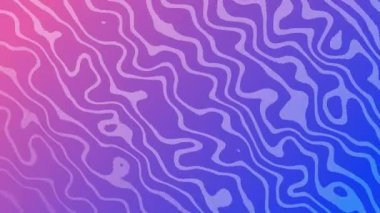 Dijital grafik arayüzleri web tasarım posterleri için ideal kıvrımlı dalga desenlerine sahip soyut mor ve mavi gradyan plan