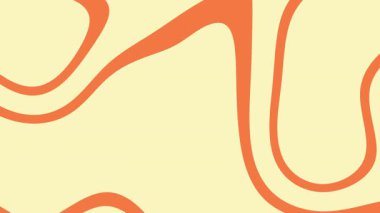 soluk sarı gradyan arkaplan turuncu, eğri şekilli dalgalı çizgiler kopya alanı HD dijital animasyon iş, parti, tasarım, web sitesi ve sunum, canlı masaüstü ve laptop duvar kağıdı