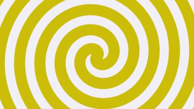 Hipnotik psikedelik arka planda girdap girdabı sarmal soyut arka plan. Döngü animasyonu. Tünelin optik yanılsaması, radyal hipnotik 3D görüntüleme, tasarım kalıpları için uygun