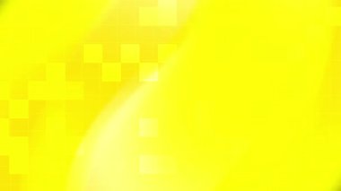 Kare dijital 4K soyut hareket arkaplanı için sarı teknoloji soyut arkaplan grafikler, kopyalama alanı, dijital oluşturma