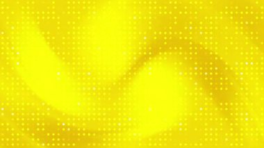 Sarı teknoloji arka plan, nokta soyut gradyan arka planlar dalga akışkan soyut dipsiz döngü animasyonu, kopyala uzay 4k hareketli dijital arkaplan oluşturma