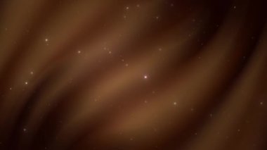 Koyu kahverengi arkaplan parıltısı parıldayan yıldız parçacığı, lüks fantezi soyut gradyan desen, 4K