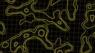 soyut siyah ve sarı arkaplan, kartografi coğrafi arazi deseni