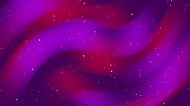 Zarif kırmızı arkaplan, serin ışık çizgileri, parlayan parçacıklar ve beyaz noktalar, gelecekçi, dinamik görsel efekt 4K hareket döngüsü animasyonu