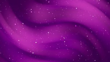 Zarif mor arkaplan, serin ışık çizgileri, parlayan parçacıklar ve beyaz noktalar, geleceksel, dinamik görsel efekt 4K hareket döngüsü animasyonu