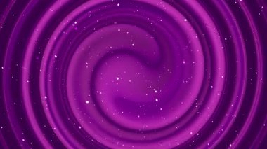 Zarif mor girdap arka planı, güzel ışık çizgileri, parlayan parçacıklar ve beyaz noktalar, soyut gradyan, fütürist, dinamik görsel efekt 4K hareket döngüsü animasyonu
