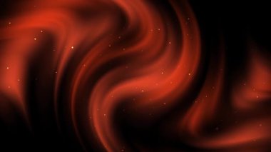 koyu turuncu arkaplan, beyaz parçacık ışığı çizgileri ve dağınık parlaklıklar, soyut eğimli mermer dokusu (döngüsel)